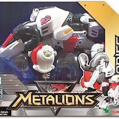 Young Toys Metalions Aries Robot Deformation Biklons Original
