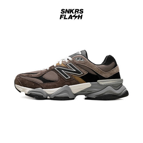 NEW BALANCE 9060 DARK MUSHROOM BROWN Sepatu Sneakers Pria - U9060FMB - Size 40.5