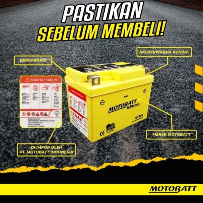 (Termurah...) Aki Motor Motobatt Mtz5S Original 100% - Mtz5S