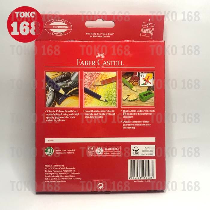 

Faber Castell Pensil Warna/ Color Pencil 48 Warna (Set)