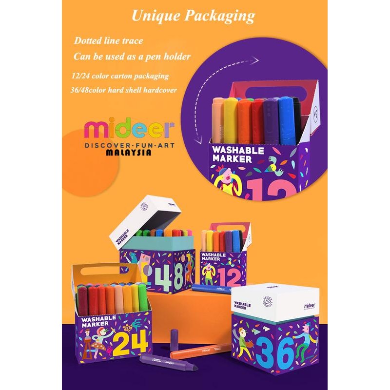 

Mideer Washable Marker - 24