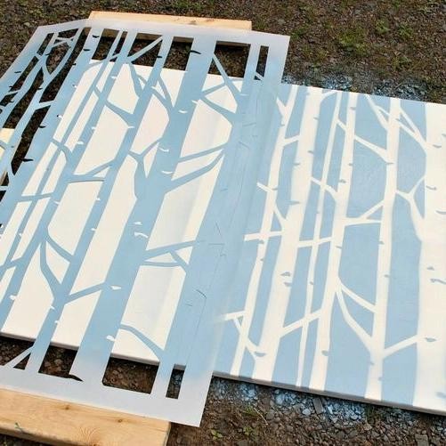 

Stencil Dinding Motif Ranting Ukuran 50X35 Cm Bahan Tebal