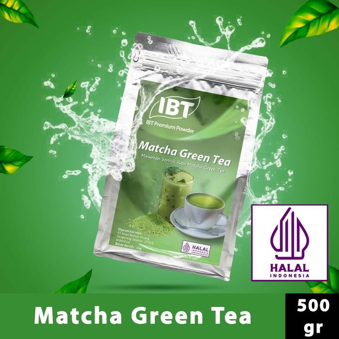 

Ready- Bahan Minuman Bubuk Rasa Matcha Green Tea Ibt Drink Powder500Gr #Gratisongkir