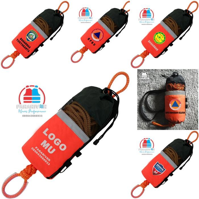 

ASLI Tali Lempar Throwing bag Tali Rescue Bisa Custom dan Tulisan READY STOCK