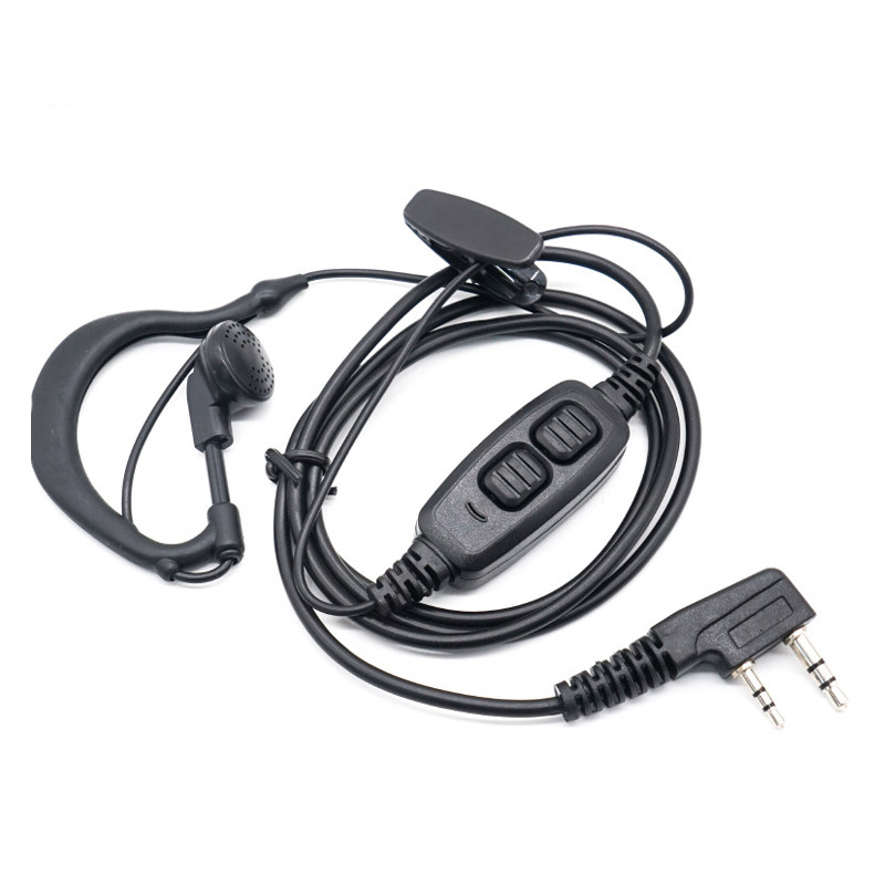 BAOFENG-2 PIN Earpiece Headset, PTT MIC, Walkie Talkie, Earphone