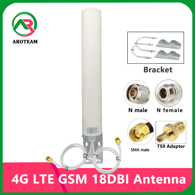 Dual Band 4G LTE 3G GSM WiFi 18dbi Antenna Outdoor Waterproof for