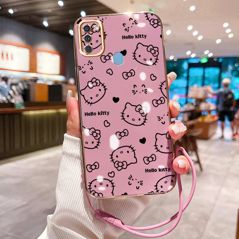 Casing Hp Untuk Samsung Galaxy A11 M11 Case Casing Gambar kartun HP Cesing Silikon Softcase disepuh 