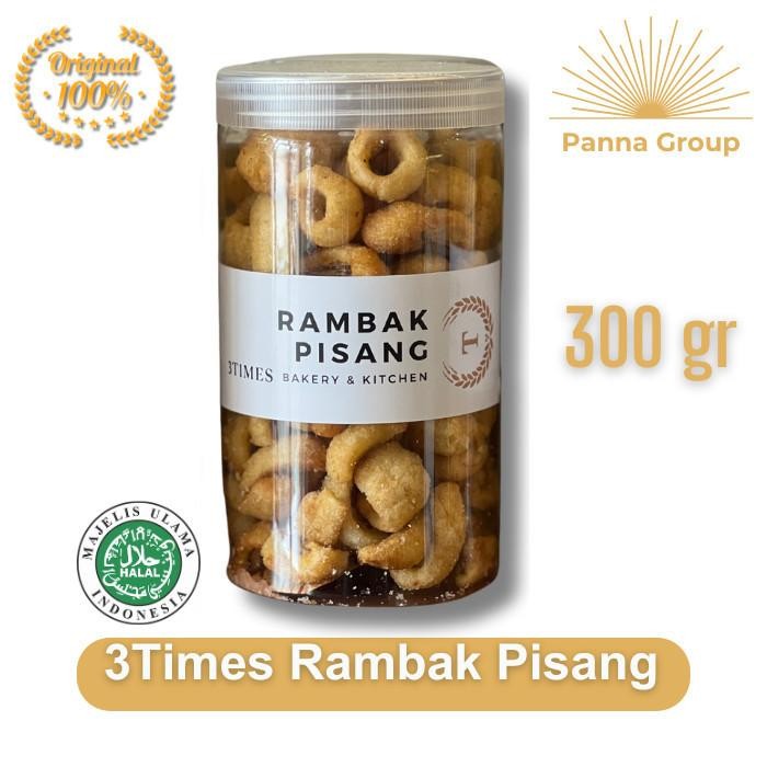 

3Times Rambak Pisang / Rambak Pisang / Keripik Pisang Camilan Crispy