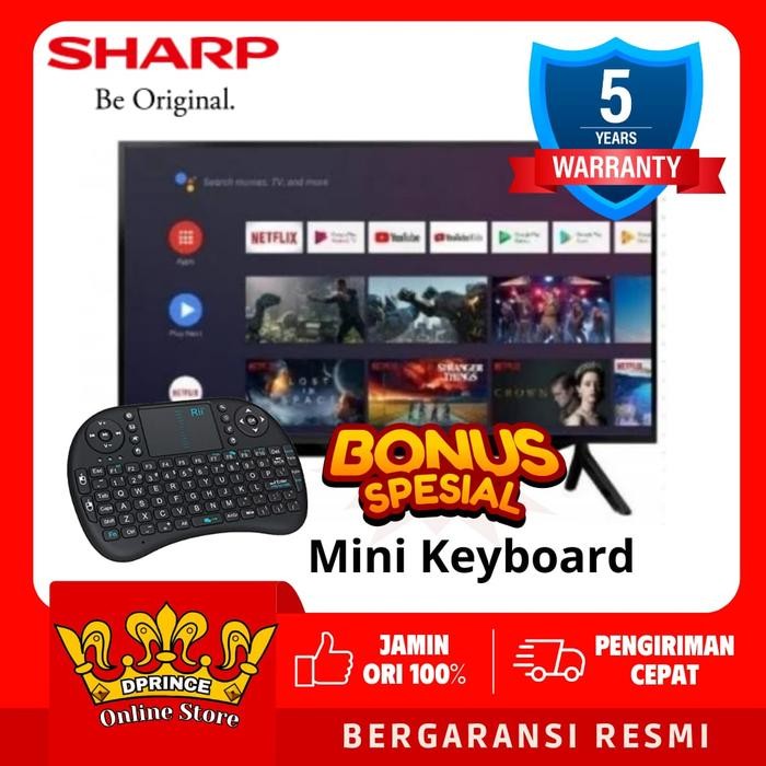 Sharp Digital Tv 32Gh30001 32" Android Tv 32Inch 2T-32Gh30001 Bonus Mikey