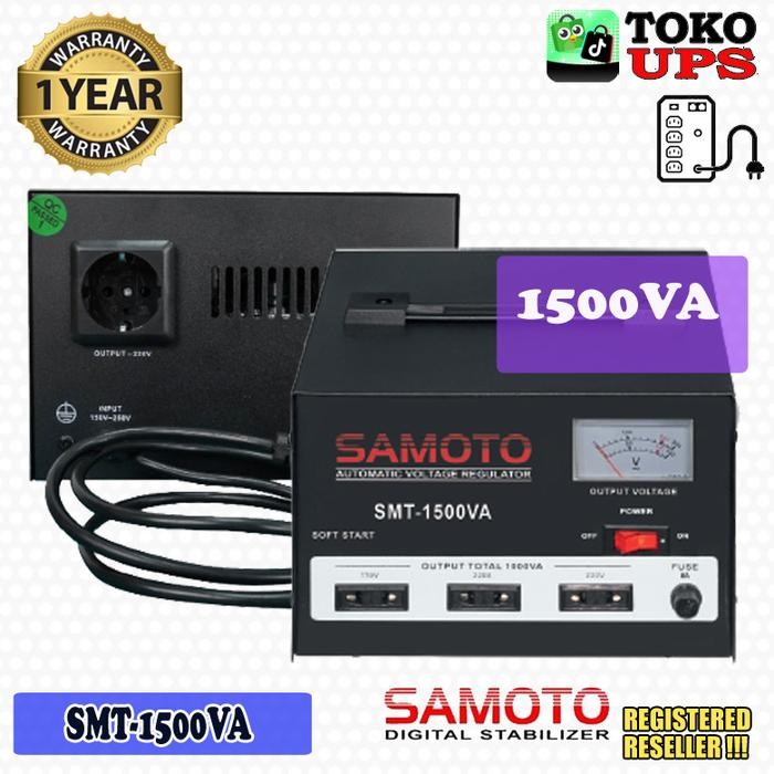 Stabilizer Samoto 1500VA SMT1500 - Stabilizer Listrik