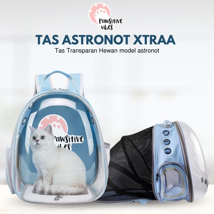 Tas Astronot Xtra Jaring Tas Astronot Kucing Anjing Pet Cargo