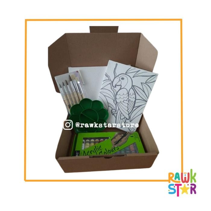 

Paket C Lukis Kanvas Gambar Painting For Kids Art