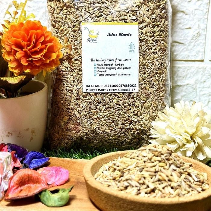 

Adas Manis Kering Berat Bersih Produk 1 Kg -Gratisongkir