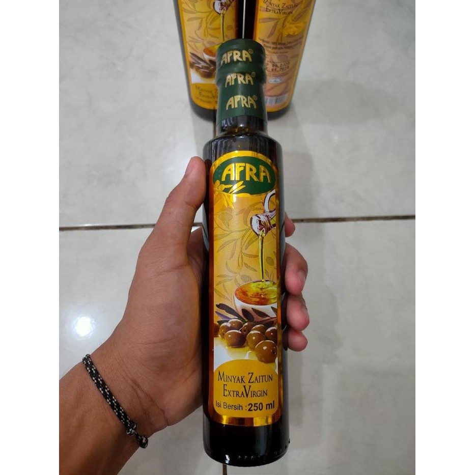 

Minyak Zaitun Afra Extra Virgin Olive Oil 250 Ml Afra 250Ml -Gratisongkir