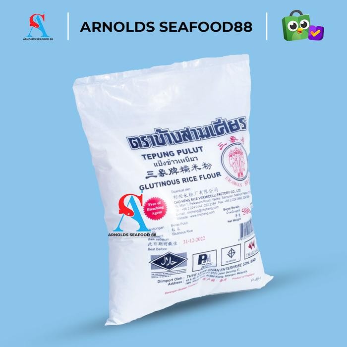 

(Rdm) - Tepung Ketan Thailand Pulut 500G / Tepung Pulut Thailand Erawan