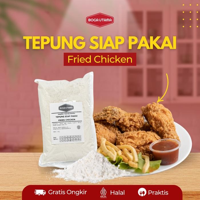 

(Rdm) - Tepung Bumbu Siap Pakai Ayam Goreng Krispi