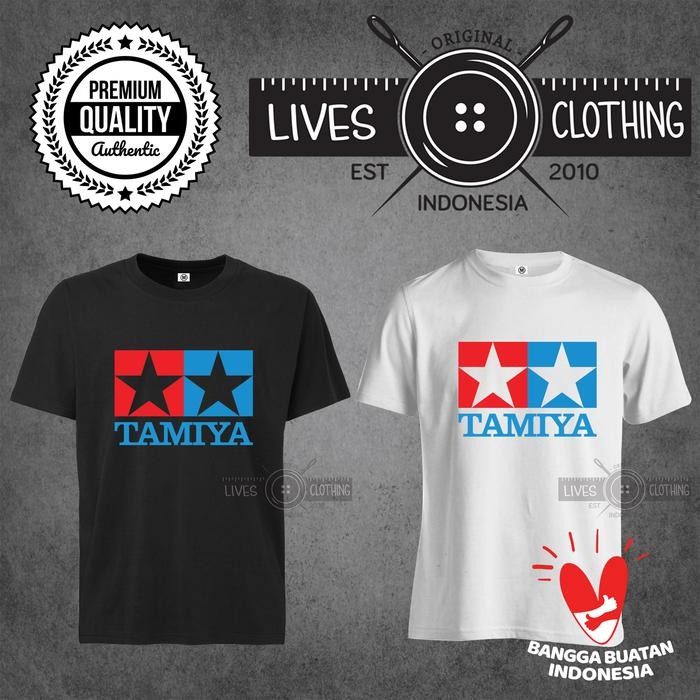 B13J Kaos Baju Tamiya Original Katun Combed 30S