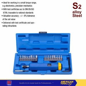 American Tool - Adjustable Torque Screwdriver 23Pcs Set American Tool 8957935 REAL