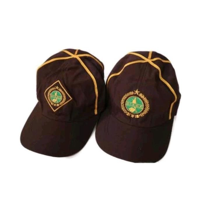 Topi Siaga Putra Putri / Topi Pramuka Siaga /Topi Sd snapback hat