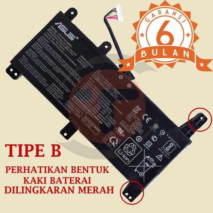 Baterai Untuk Laptop Asus ROG Strix GL504 GL504GS GL505GM GL504GW C41N1731