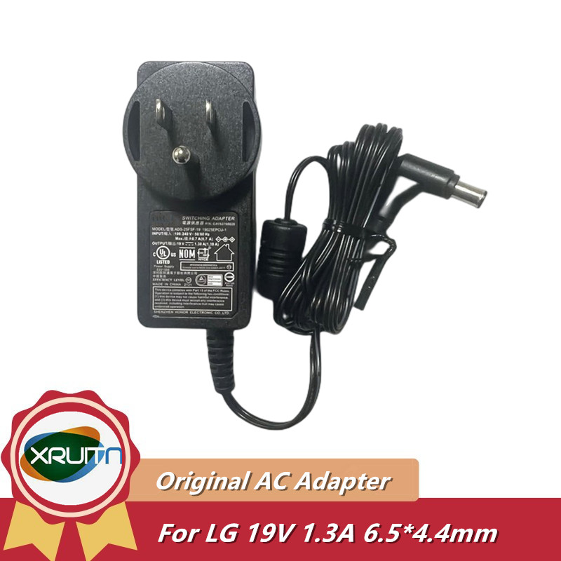 19V 1.3A 1.2A Switching AC Power Adapter Charger For LG LCD Monitor