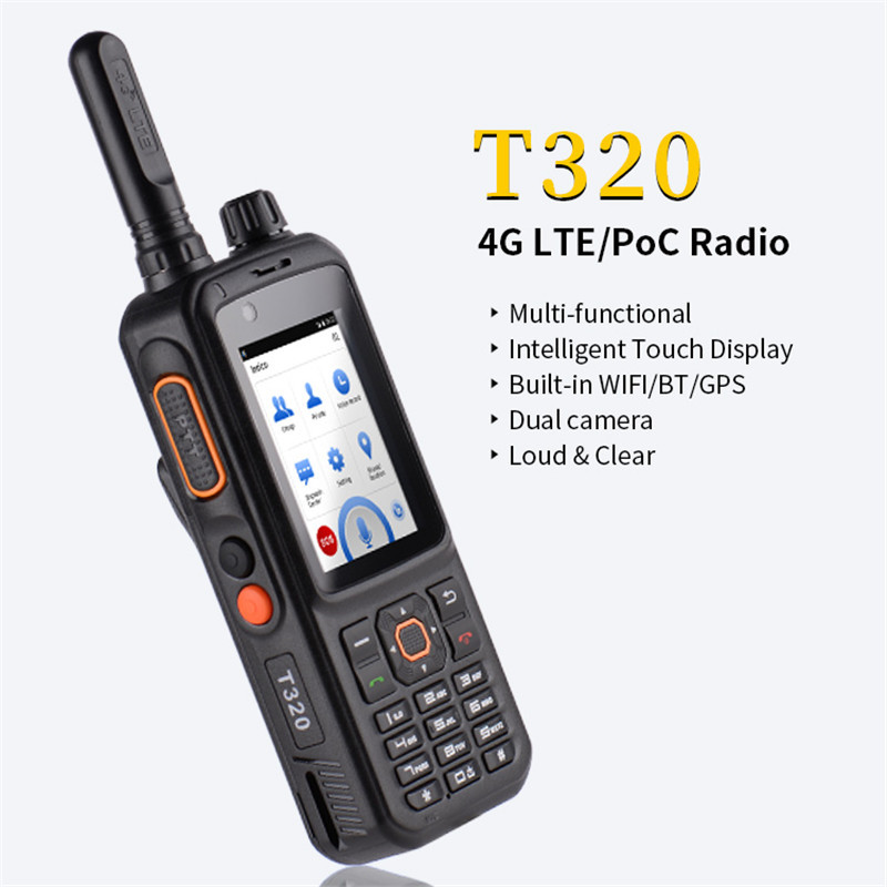 Inrico T320 Zello Radio 4G LTE Network Walkie Talkie 50km 100 km