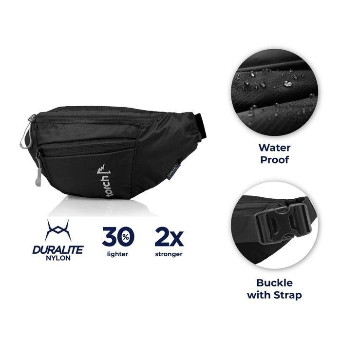 Waist Bag Torch / Tas Pinggang / Tas Selempang Pria Torch Hamura