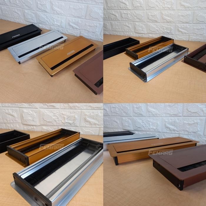 

Gromet Aluminium Hairline Softclosing Femarg 12X40 Gold Rosegold Black