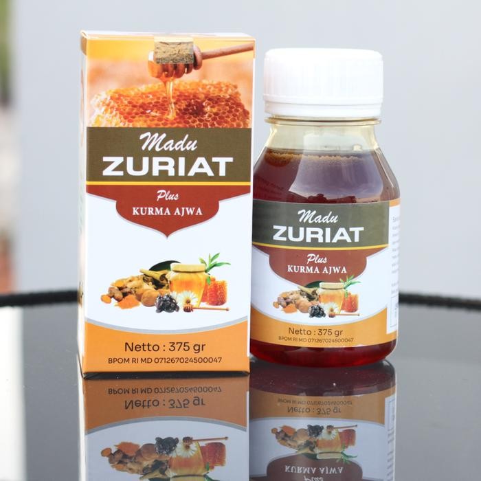 

NWFK Madu Zuriat Plus Kurma Ajwa Madu Promil Herba21 375Gr Bpom Ri Md 07126704500047 Madu