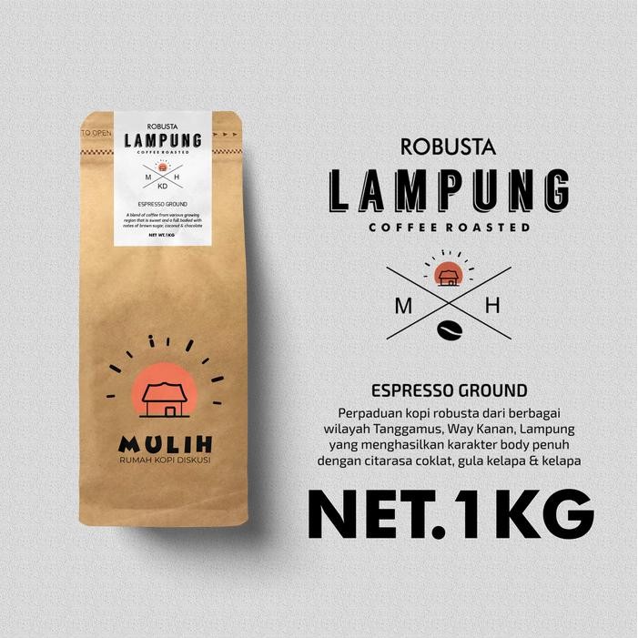 

NWFK Biji Kopi Fine Robusta Lampung 1Kg Espresso Coffee Based By Mulih Kopi Roastery