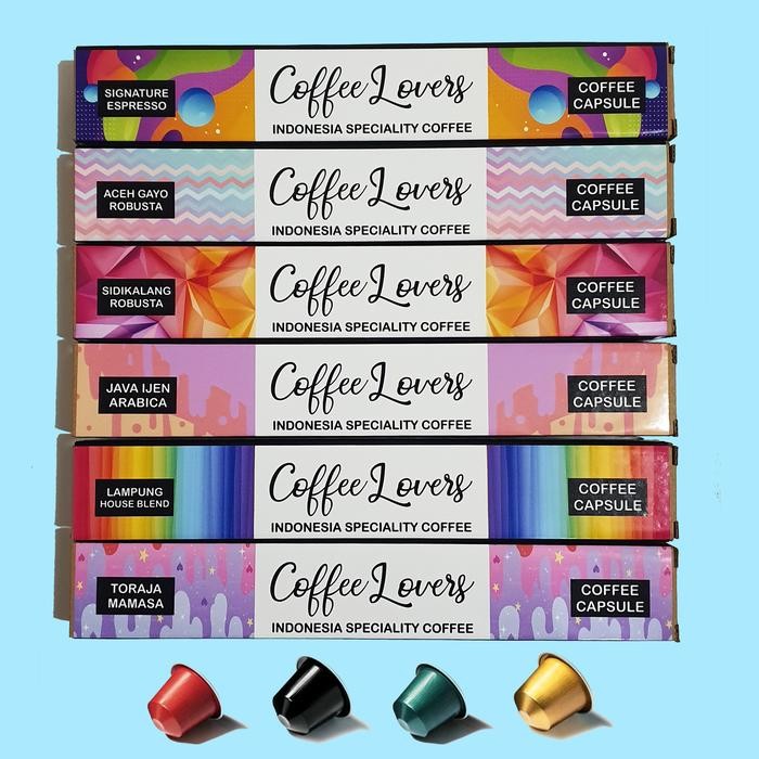 

NWFK Nespresso Compatible Capsules Kopi Indonesia By Coffee Lovers