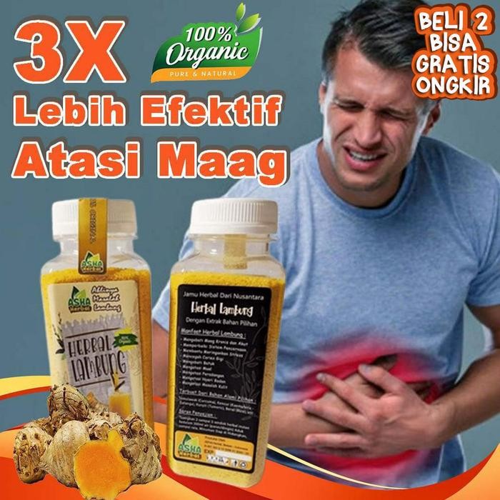 

8SXE Kunyit Bubuk Sari Temulawak Jamu Herbal Maag Gerd Asam Lambung