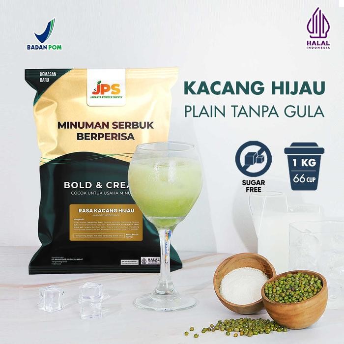 

8SXE Serbuk Minuman Kacang Hijau Plain 1 Kg