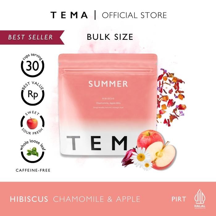 

8SXE Tema Tea Loose Leaf Large Pouch - Summer / Chamomile Hibiscus Tea
