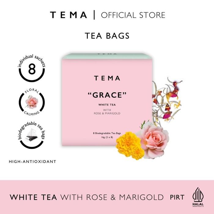 

8SXE Tema Tea Bags - Grace / White Rose Tea