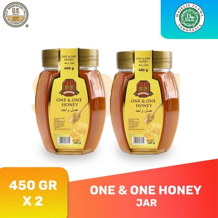 

8SXE Madu One And One Honey 2 X 450 Gr