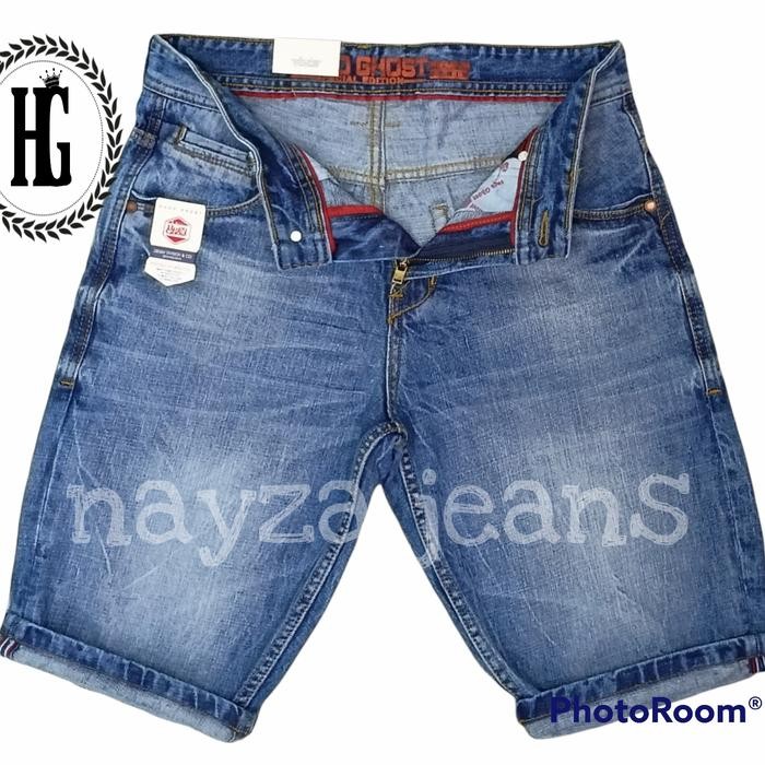 CELANA JEANS PENDEK HUGO GHOST PREMIUM