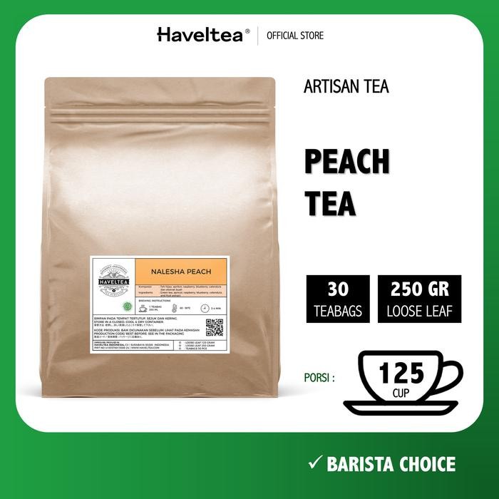 

8SXE Nalesha Peach Pouch Haveltea Teh Hijau Peach Aprikot Fruit Tea