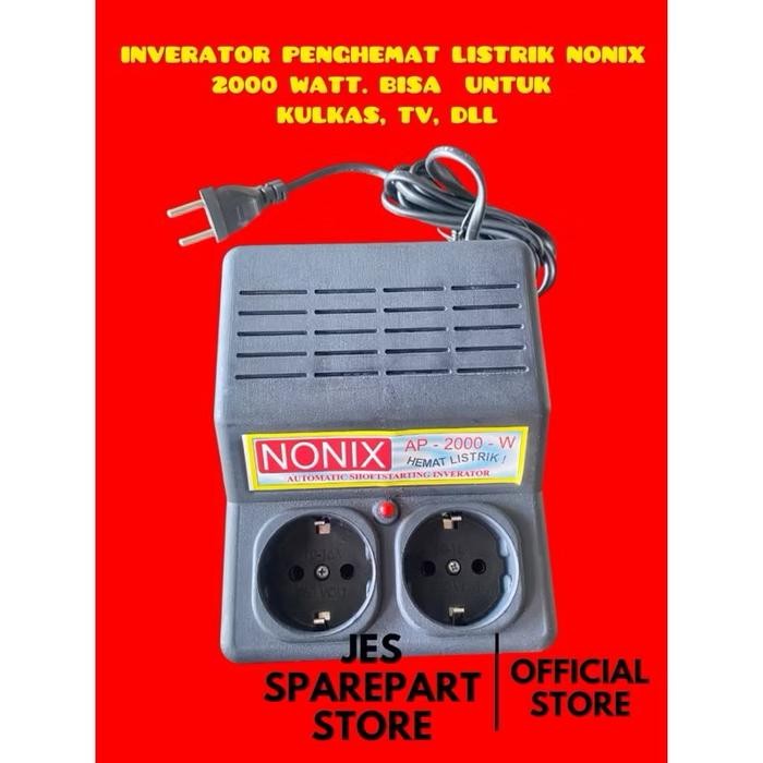 Inverator Penghemat Listrik Nonix 2000 Watt. Bisa Untuk Kulkas, Tv, Dll