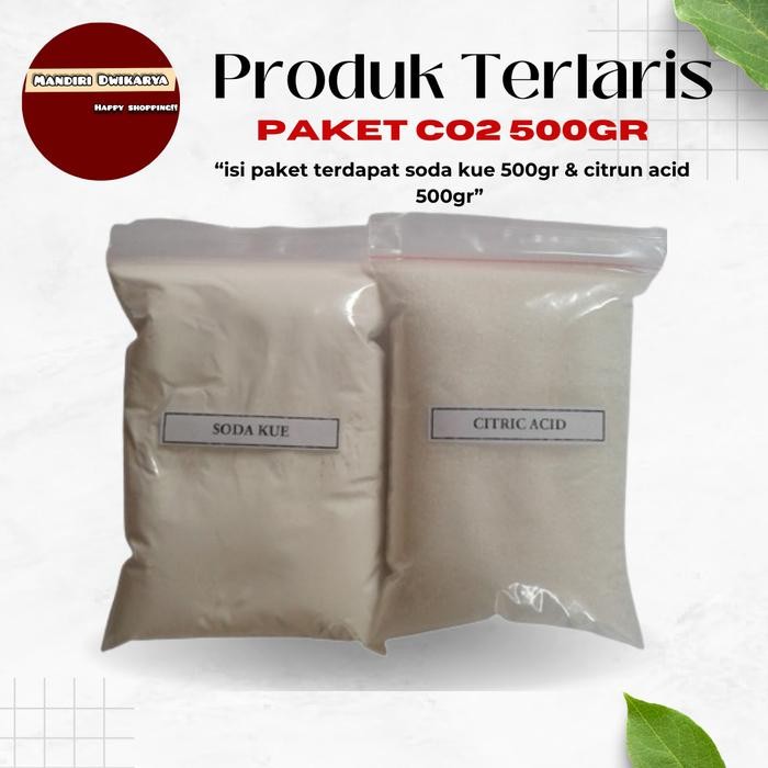 

Ready Baking Soda (500Gr) + Citrun (500Gr) / Paket Co2 Diy Aquascape