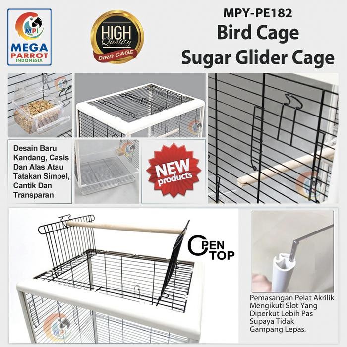 Kandang / Sangkar Burung Atau Sugar Glider Ukuran Besar Mpy-Pe182