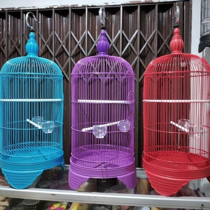 Sangkar Burung Lovebird Bulat Merek Cc