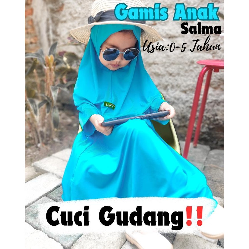 Baju Gamis Anak Perempuan Baju Muslim Bayi Perempuan umur 1 - 4 Tahun