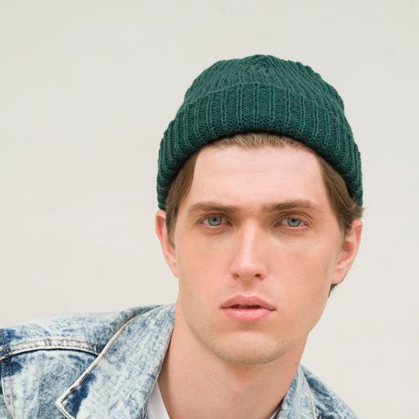 Topi Kupluk Rajut Beanie Hat Polos Topi Gunung Hijau