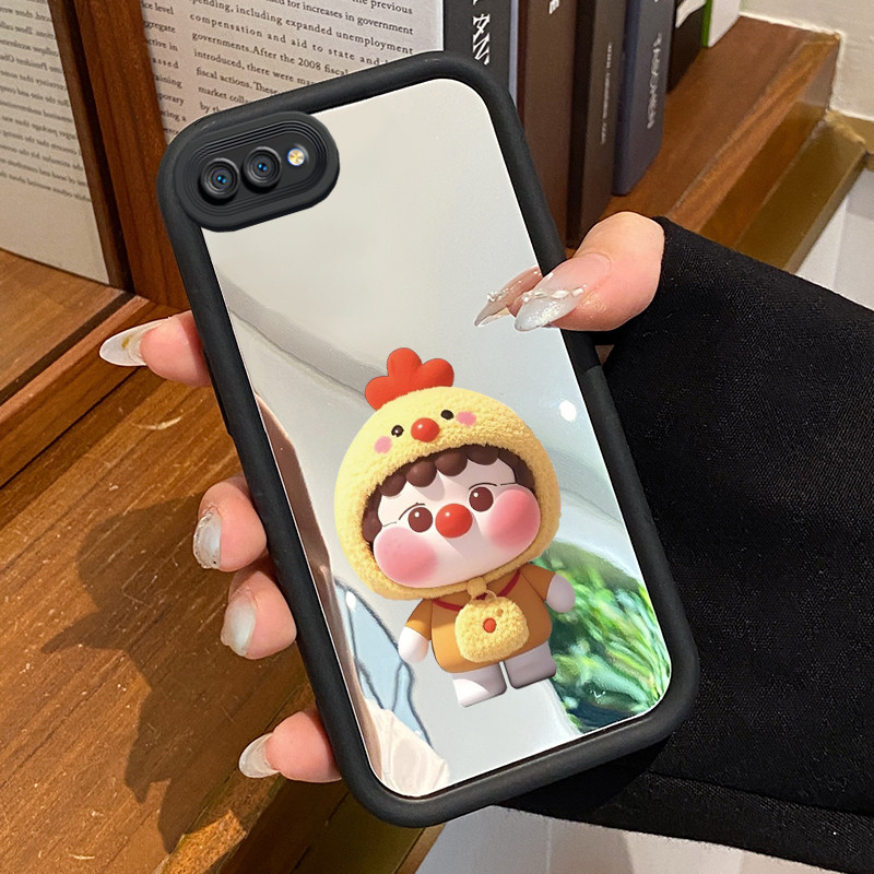 Casing Hp Untuk Realme C2 Realme C2s OPPO A1K Case Casing HP pola Boneka ayam Kesing Cesing cermin K