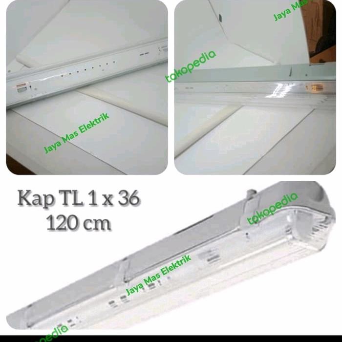 Berkualitas Kap Lampu Tl Waterproof 1X36 / Kap Neon Tl Led Outdoor 1X16 X 36 120Cm