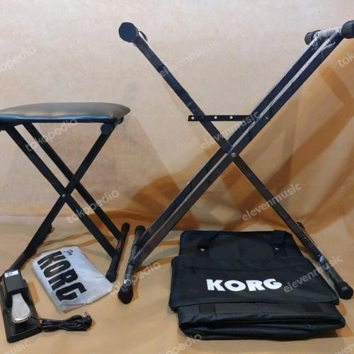 Korg Ek-50 61-Keys Entertainer Keyboard Koeg Ek50 Keyboard Portable Paket
