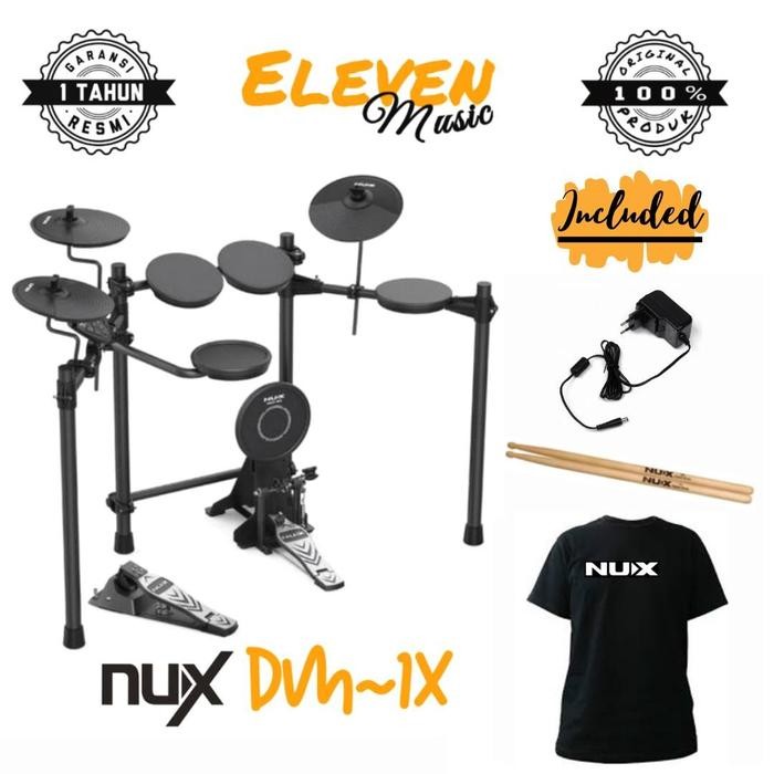 Nux DM1X Portable Digital Electronic Drum Kit Nux DM-1X