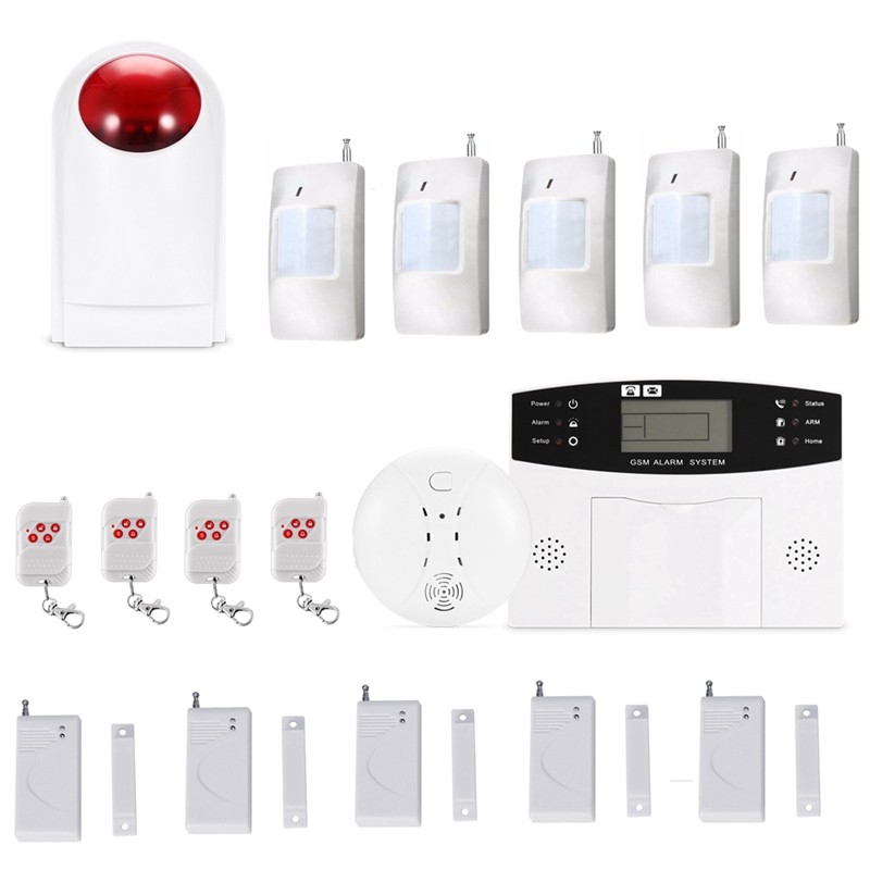 GSM Wireless Home Alarm System Security Alarm Kits With PIR Sensor