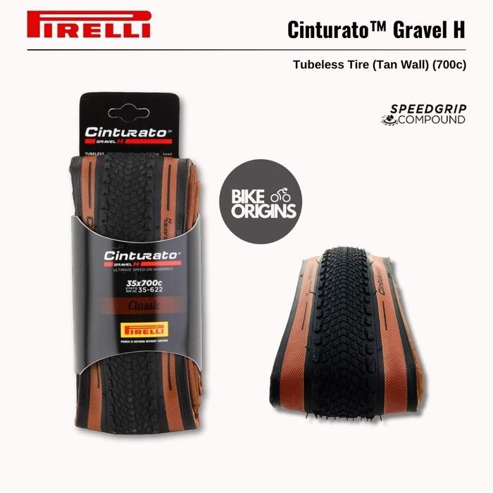 Ban Sepeda PIRELLI CINTURATO GRAVEL H Classic Hard Terrain tire gravel Tubeless